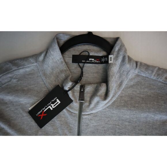RLX Ralph Lauren Men's Sz 2XL Gray Heather Cotton/Modal Full Zip Jacket - Picture 7 of 11